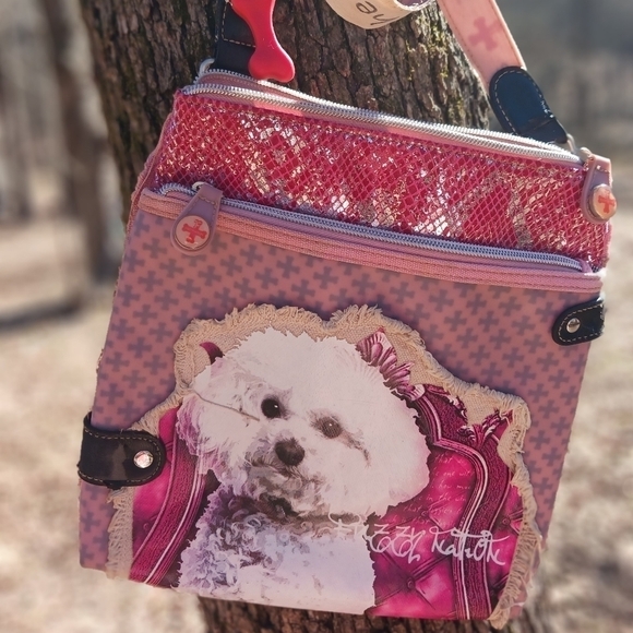 None Handbags - Adorable puppy crossbody bag